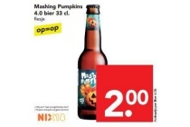 mashing pumpkins