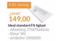 ideal standard fit ligbad