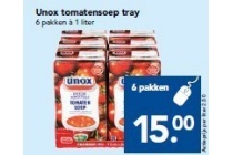 unox tomatensoep tray