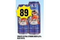 pirate extra strong bier 8 5