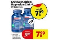 kruidvat calcium magnesium zink