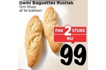 demi baguettes rustiek