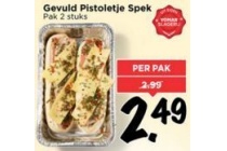 gevuld pistoletje spek