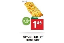 spar pizza of uienkruier