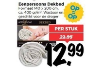 eenpersoons dekbed