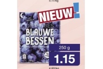 diepvries blauwe bessen