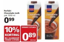 perfekt chocolade melk