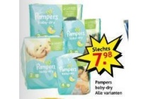alle varianten pampers baby dry