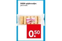 deen spijsbroodjes