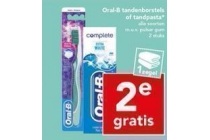 oral b tandenborstel of tandpasta