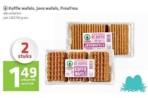 koffie wafels java wafels froufrou