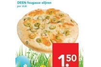 deen fougasse olijven