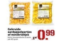 gekruide aardappelpartjes of mini krieltjes