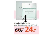 calvin klein truth eau de toilette spray 100 ml