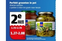 perfekt groenten in pot