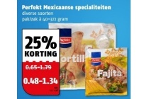 perfekt mexicaanse specialiteiten