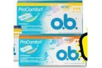 o b procomfort tampons