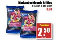 gekleurde krijtjes markant