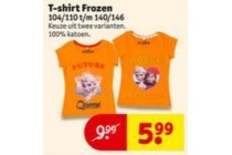 t shirt frozen