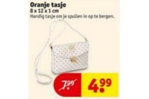 oranje tasje