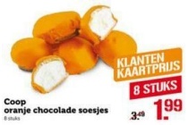 coop oranje chocolade soesjes