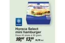 horeca select mini hamburger
