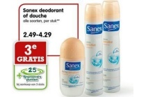 sanex deodorant of douche