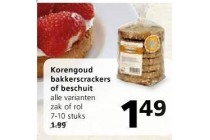 korengoud bakkerscrackers of biscuit
