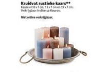 kruidvat rustieke kaars