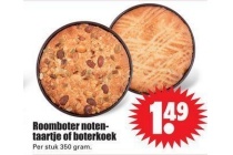 roomboter notentaartje of boterkoek