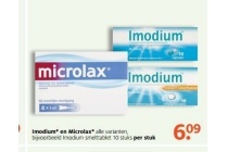 imodium en microlax