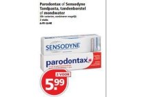 parodontax of sensodyne tandpasta tandenborstel of mondwater