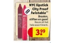 nyc lipstick city proof twistable
