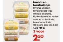 brood en toastsalades