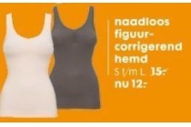 naadloze figuurcorrigerend hemd