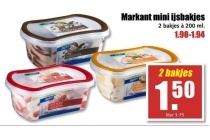 markant mini ijsbakjes