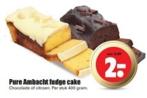 pure ambacht fudge cake