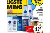 nivea shampoo conditioner en douche