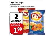 diverse soorten lay s flat chips