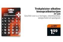 trekpleister alkaline knoopcelbatterijen