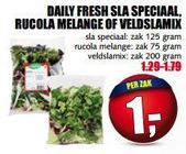 daily fresh sla speciaal rucola melange of veldslamix