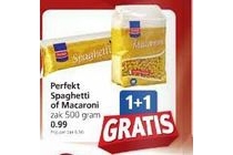 perfekt spaghetti of macaroni