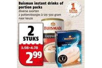 buisman instant drink of portion packs
