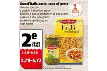 grand italia pasta saus of pesto
