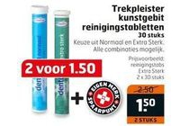 trekpleister kunstgebit reinigingstabletten