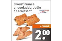 croustifrance chocoladebroodje of croissant