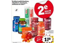 kruidvat multivitaminen vitamine c levertraan echinacea en zink