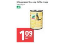 spar ananasschijven op lichte siroop