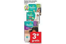 pampers luiers new baby baby dry of active fit