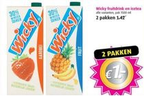wicky fruitdrink en icetea